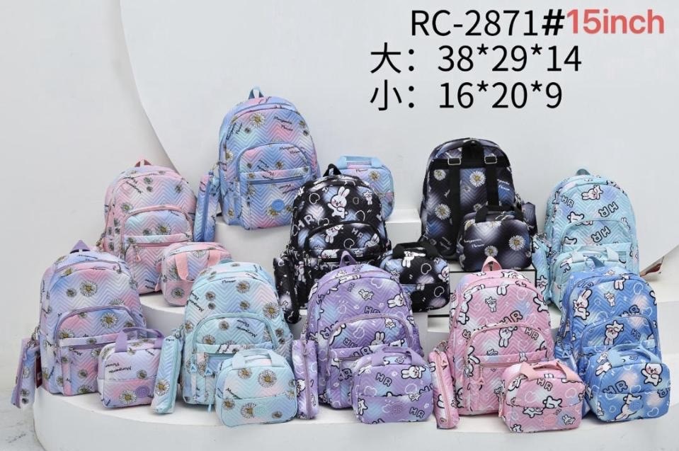 ENSEMBLE SAC A DOS - 3 PIÈCES - SACOCHE TROUSSE