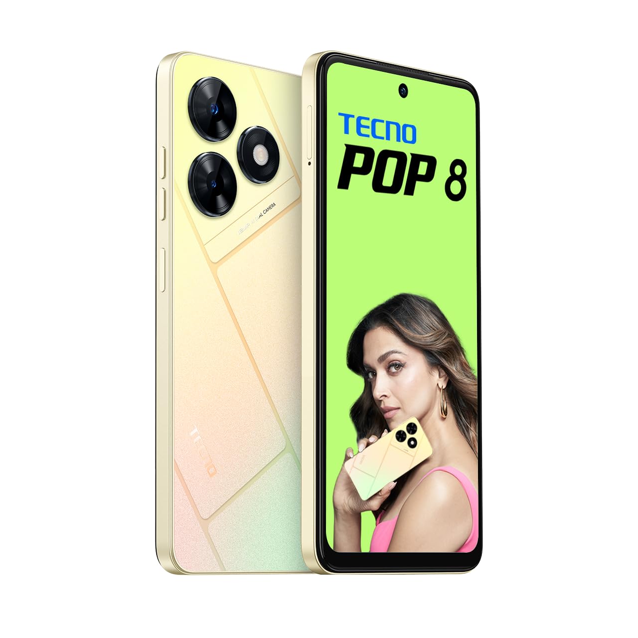 TECNO POP 8 – 64 GO – RAM 3 GO – ECRAN 6.6 POUCES