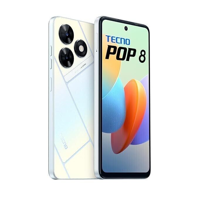 TECNO POP 8 – 64 GO – RAM 3 GO – ECRAN 6.6 POUCES