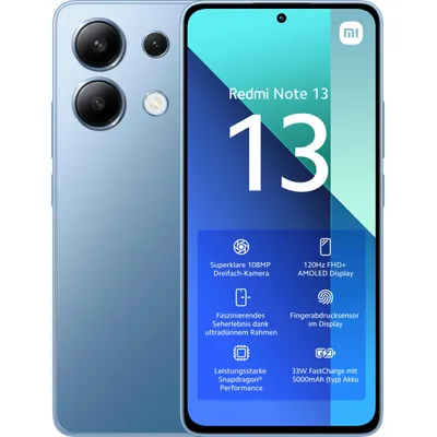 Redmi Note 13 - Mémoire 256 Go – Ram 8 Go – Ecran 6.67 pouces REDMI NOTE 13 - MÉMOIRE 256 GB – RAM 8 GB – ECRAN 6.67 POUCES