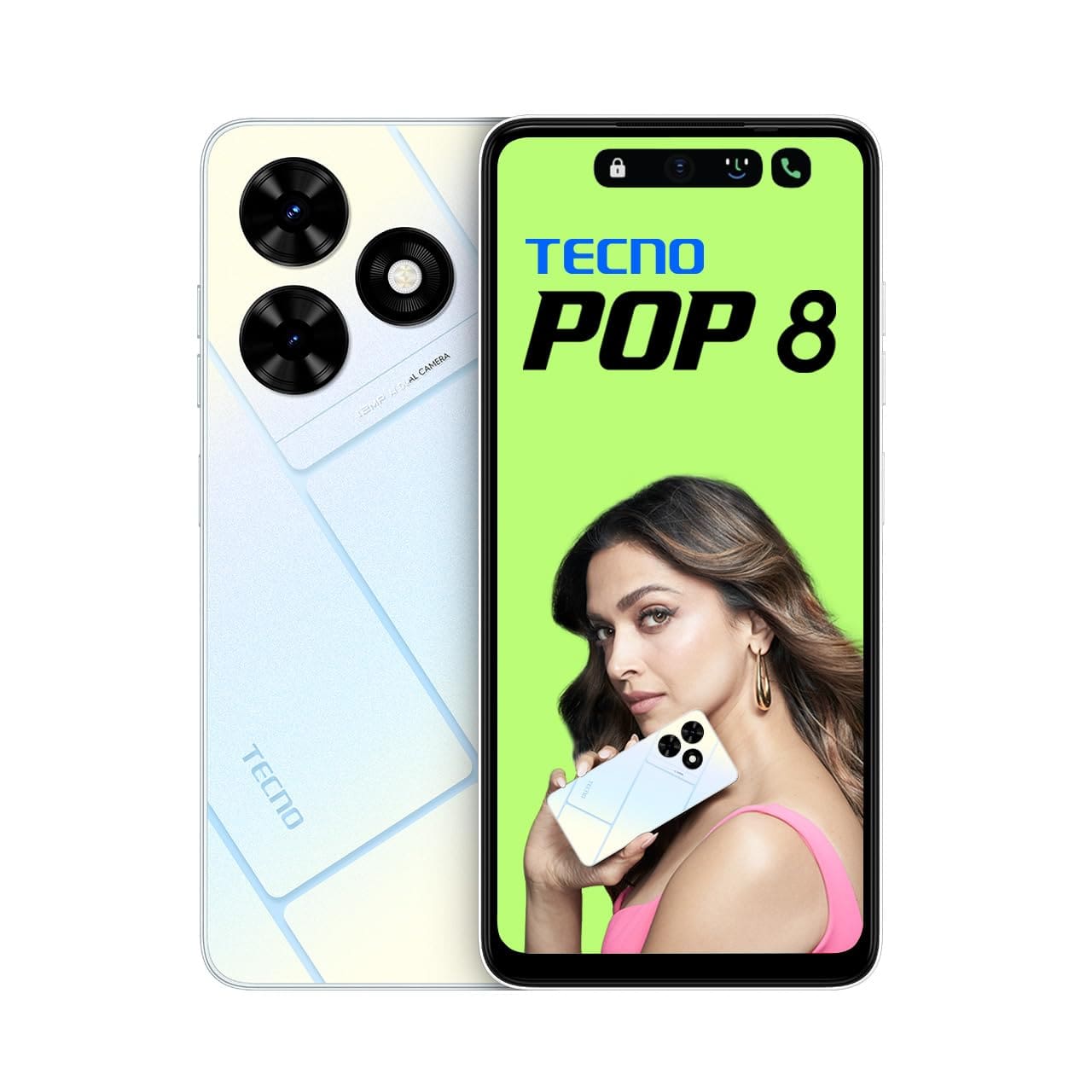 TECNO POP 8 – 64 GO – RAM 3 GO – ECRAN 6.6 POUCES